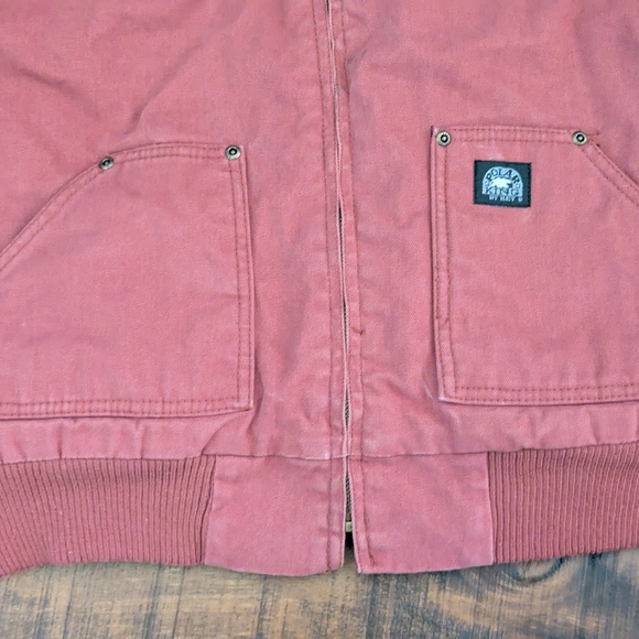 Polar King by Key Kid's Insulated Hooded Canvas Jacket Fleece Lined Size XL - Picture 5 of 10